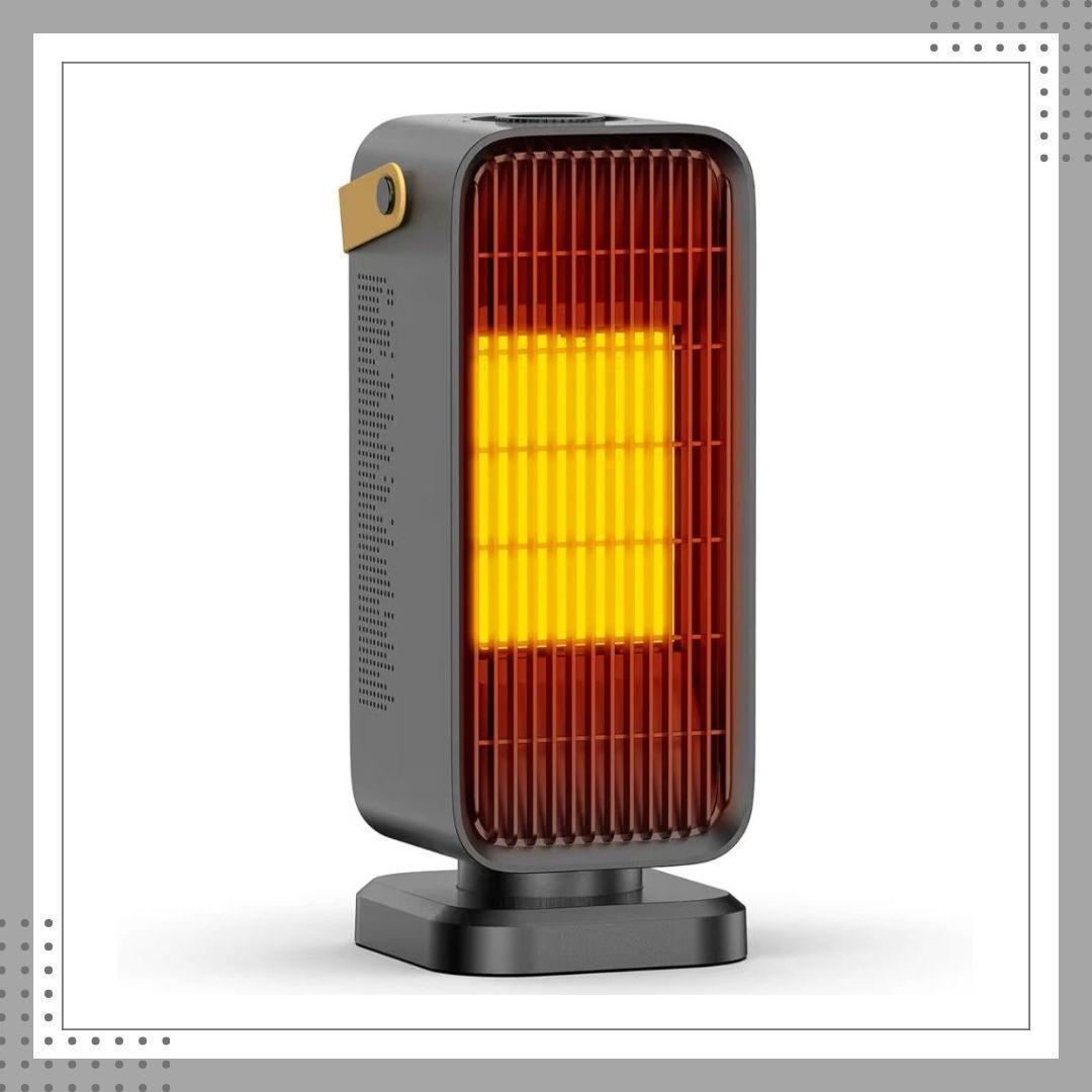 セラミックヒーター 電気ファンヒーター 電気ストーブ 持ち運び便利 コンパクト