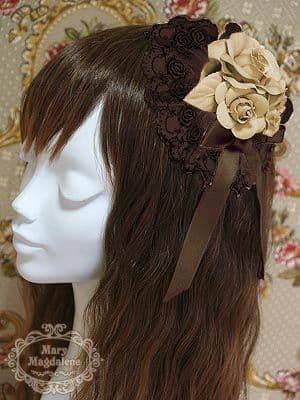 ロゼットヘッドドレス