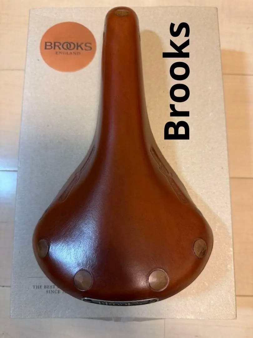 Brooks Swiftブラウンレザーサドル