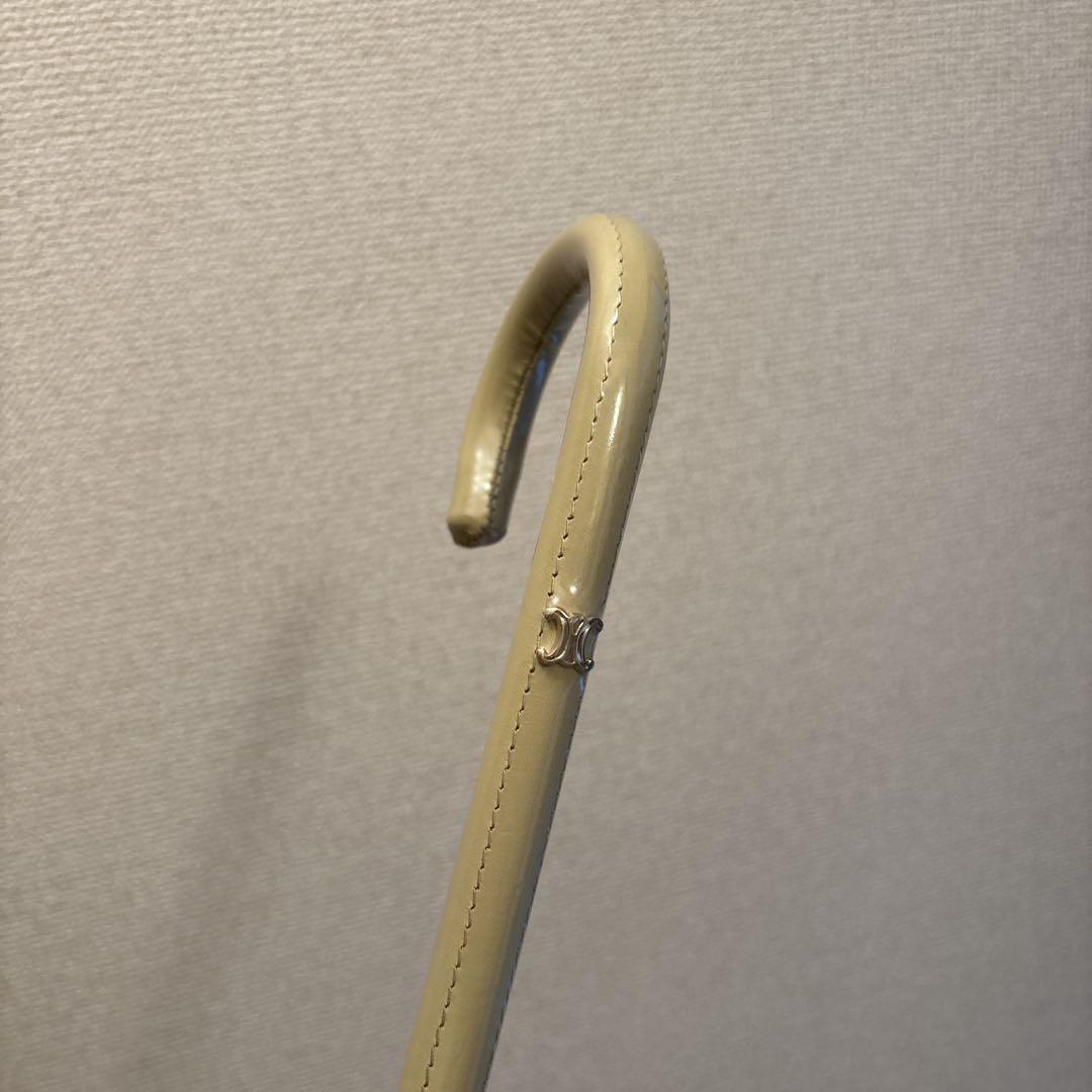 CELINE セリーヌ マカダム トリオンフ 総柄 ゴールド 長傘 レディース