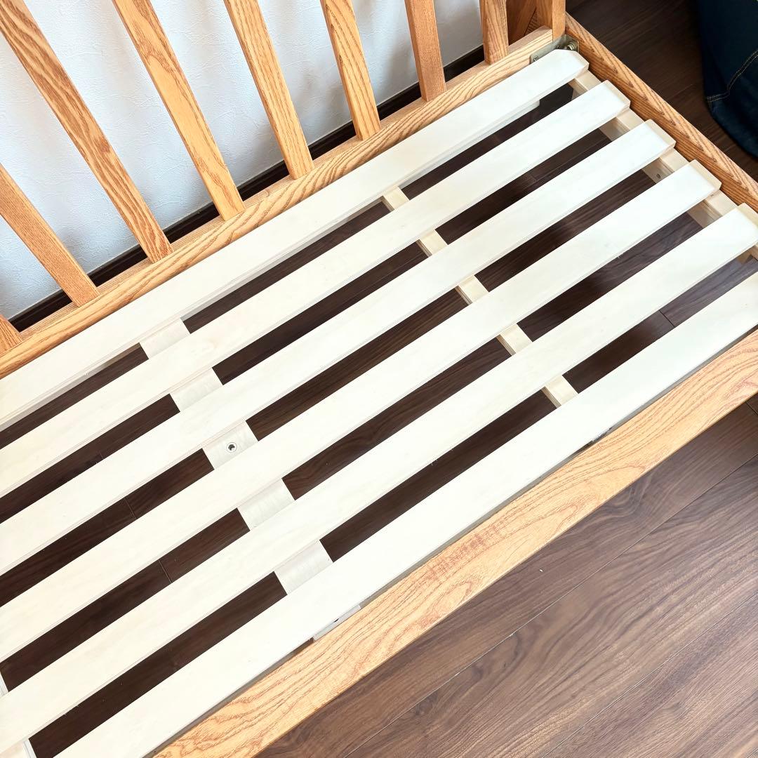 金杉家具 3人掛けソファ Mondo モンド 木製フレーム 北欧風 デニムカラー