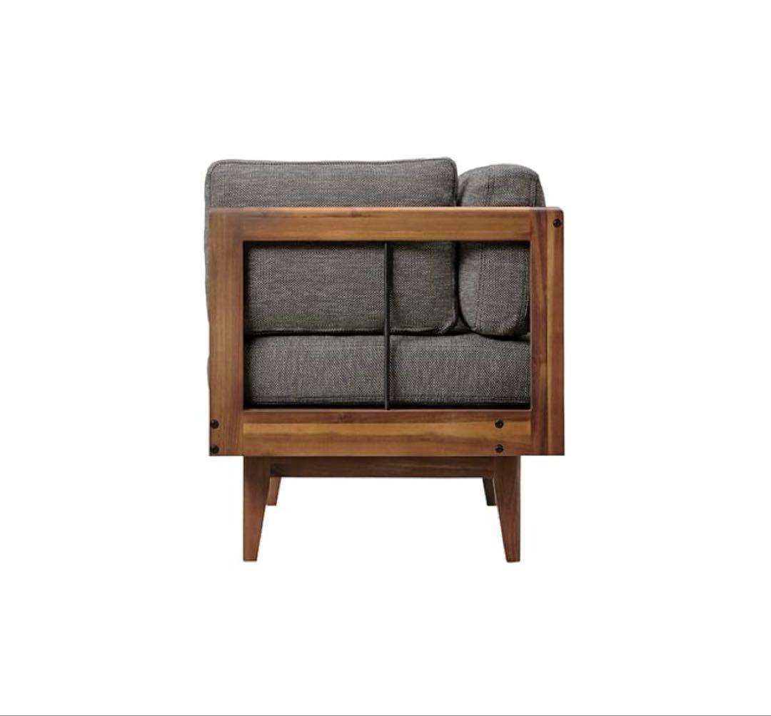 送料込み unico SWELLA ウニコ ベンチアームダイニングソファ 美品