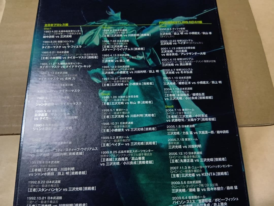 三沢光晴/DVD-BOX～緑の方舟～〈6枚組〉