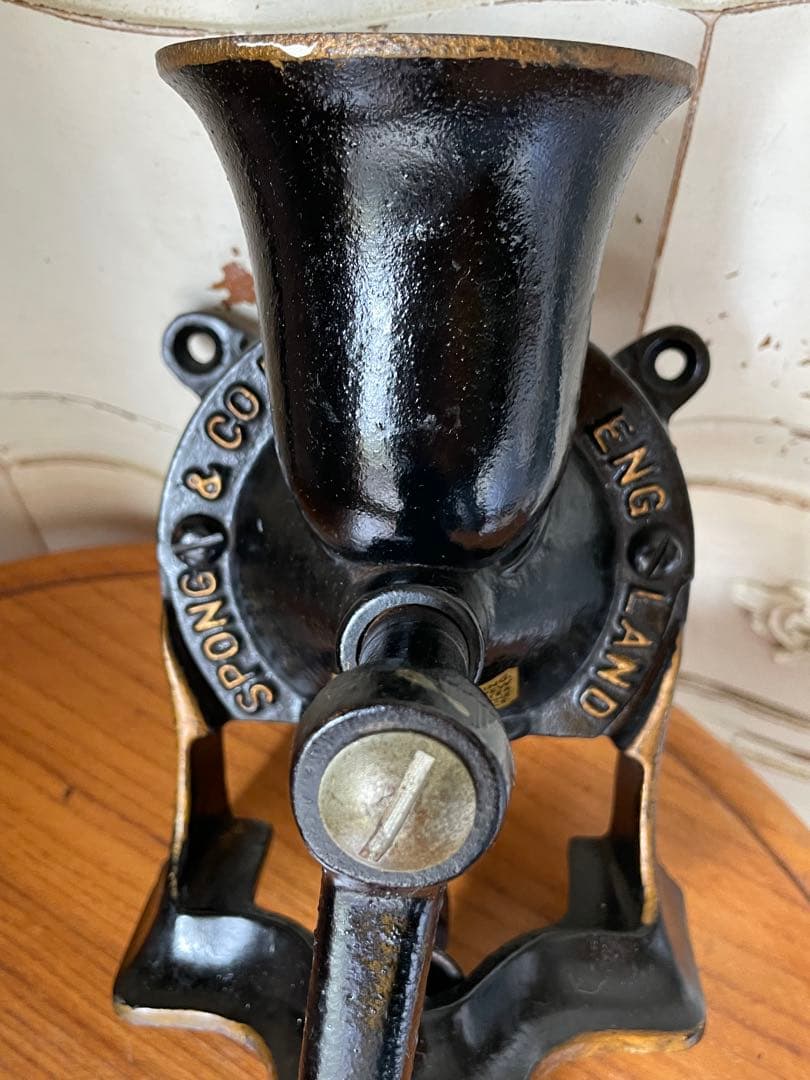 もも様専門イギリスアンティーク 壁掛け　コーヒー　ミル　グラインダー SPONG