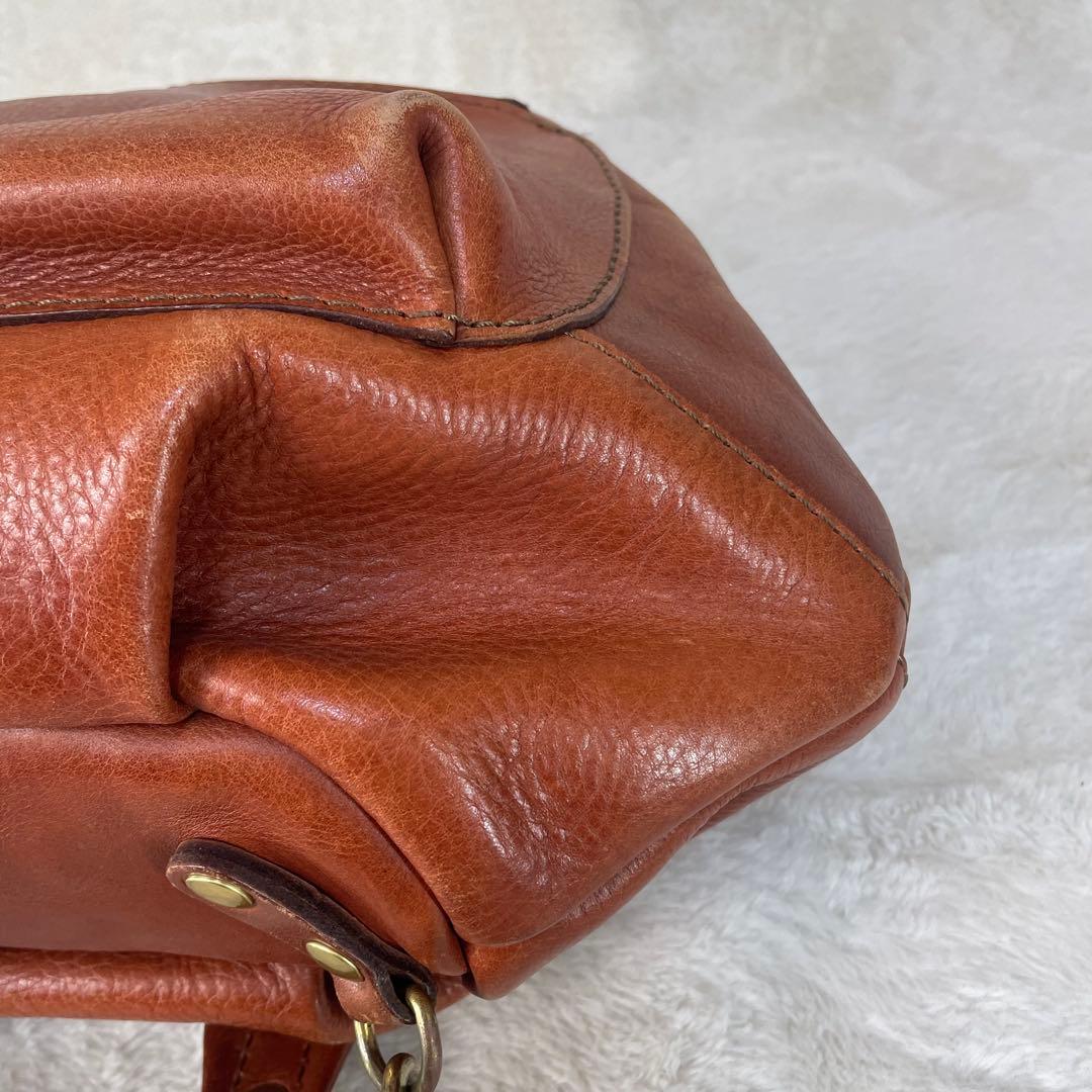 【美品】 HERZ ヘルツ わんぱくリュック レザー 本革