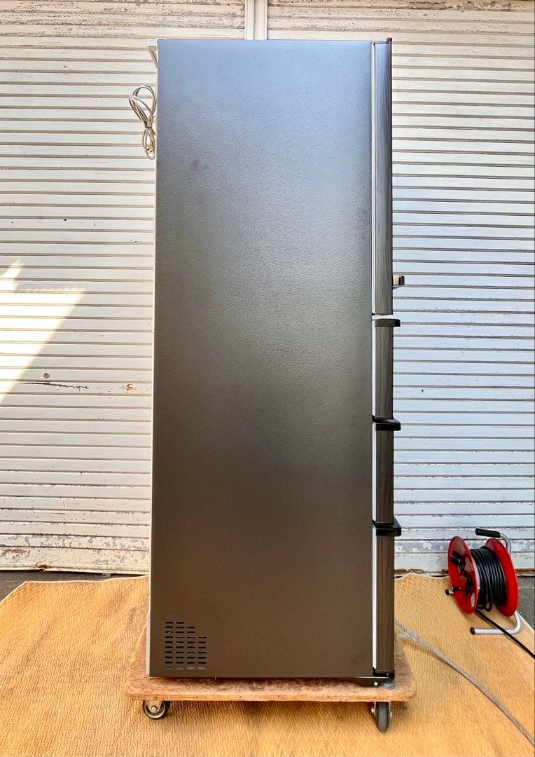 ① 23年製　AQUA ノンフロン冷凍冷蔵庫 AQR-V37P(K) 368L