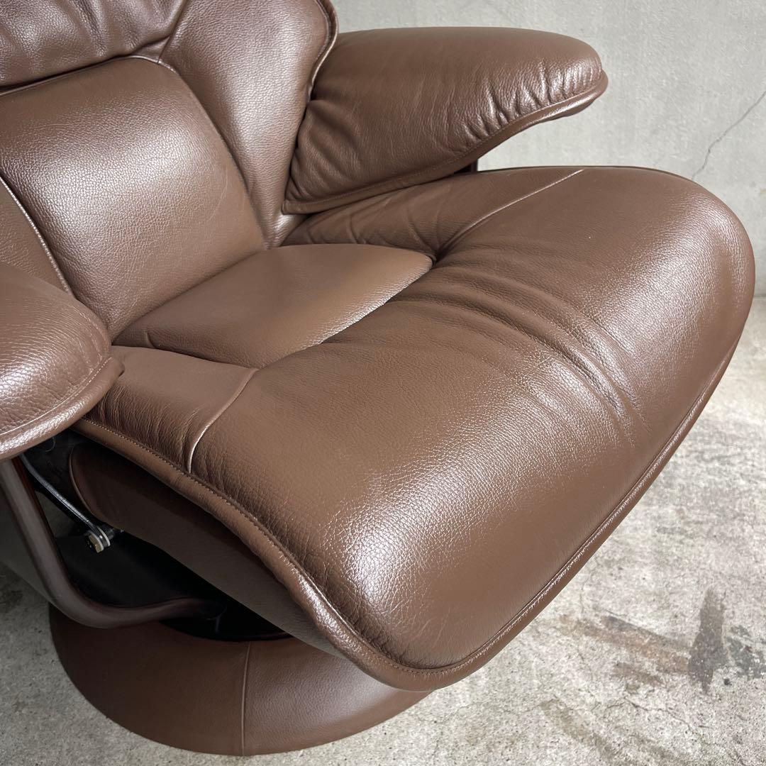 極美品　karimoku カリモク 回転リクライニングソファ