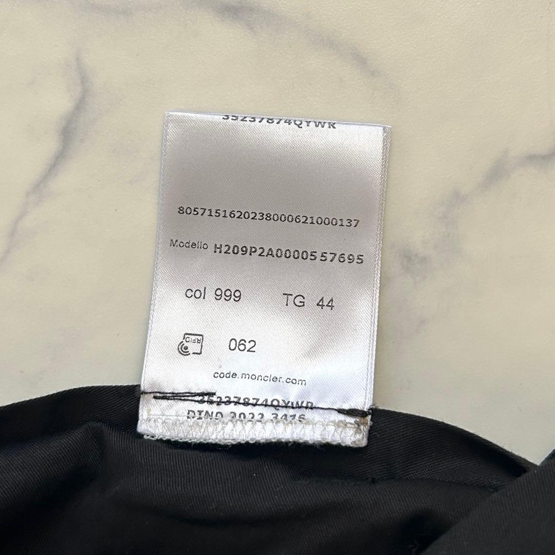 極美品 モンクレール パンツ 2022年モデル スラックス ワッペン 44