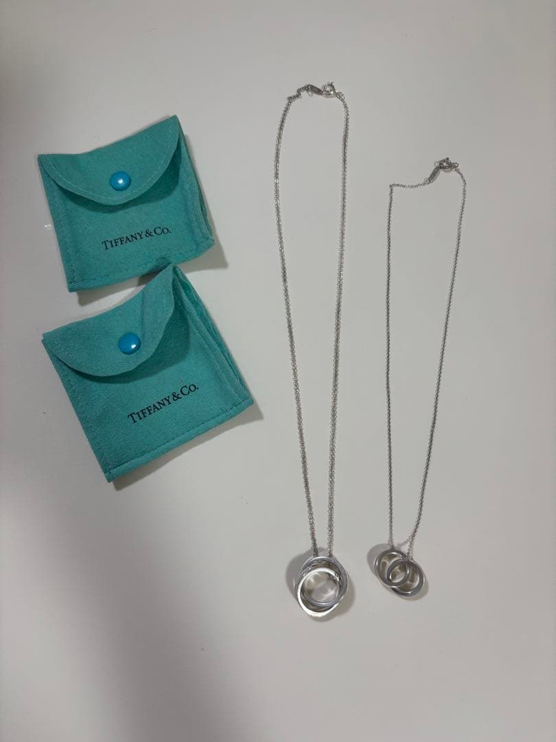 Tiffany & Co. 1837インターロッキングサークルネックレス ペア