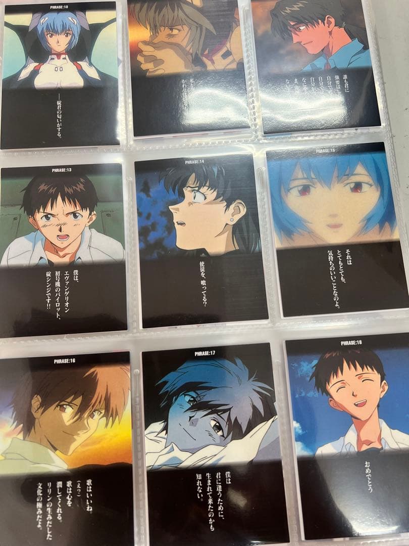 エヴァカードダスマスターズ&天田印刷トレカバインダー付セット