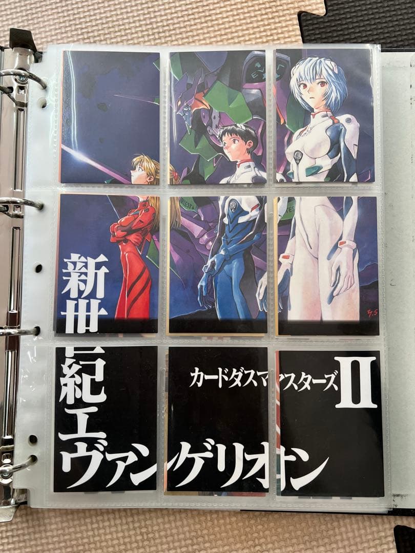 エヴァカードダスマスターズ&天田印刷トレカバインダー付セット