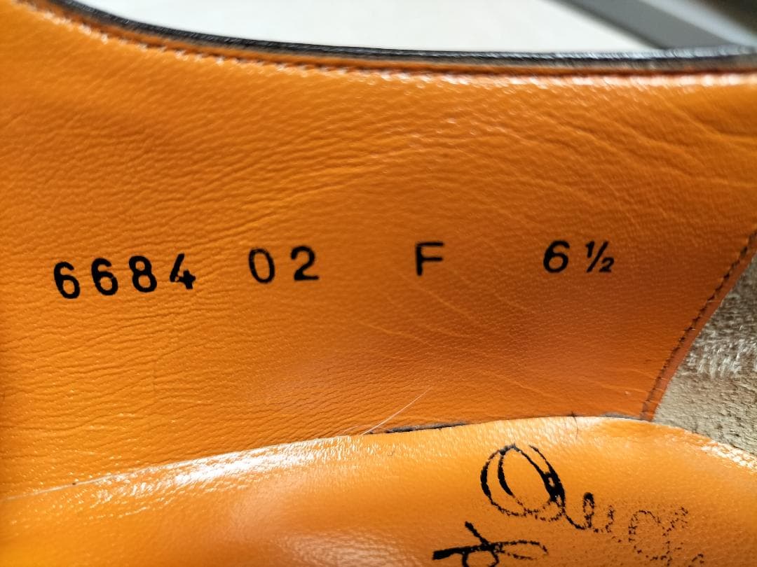 サントーニ 革靴 ドレスシューズ　シューツリー無し