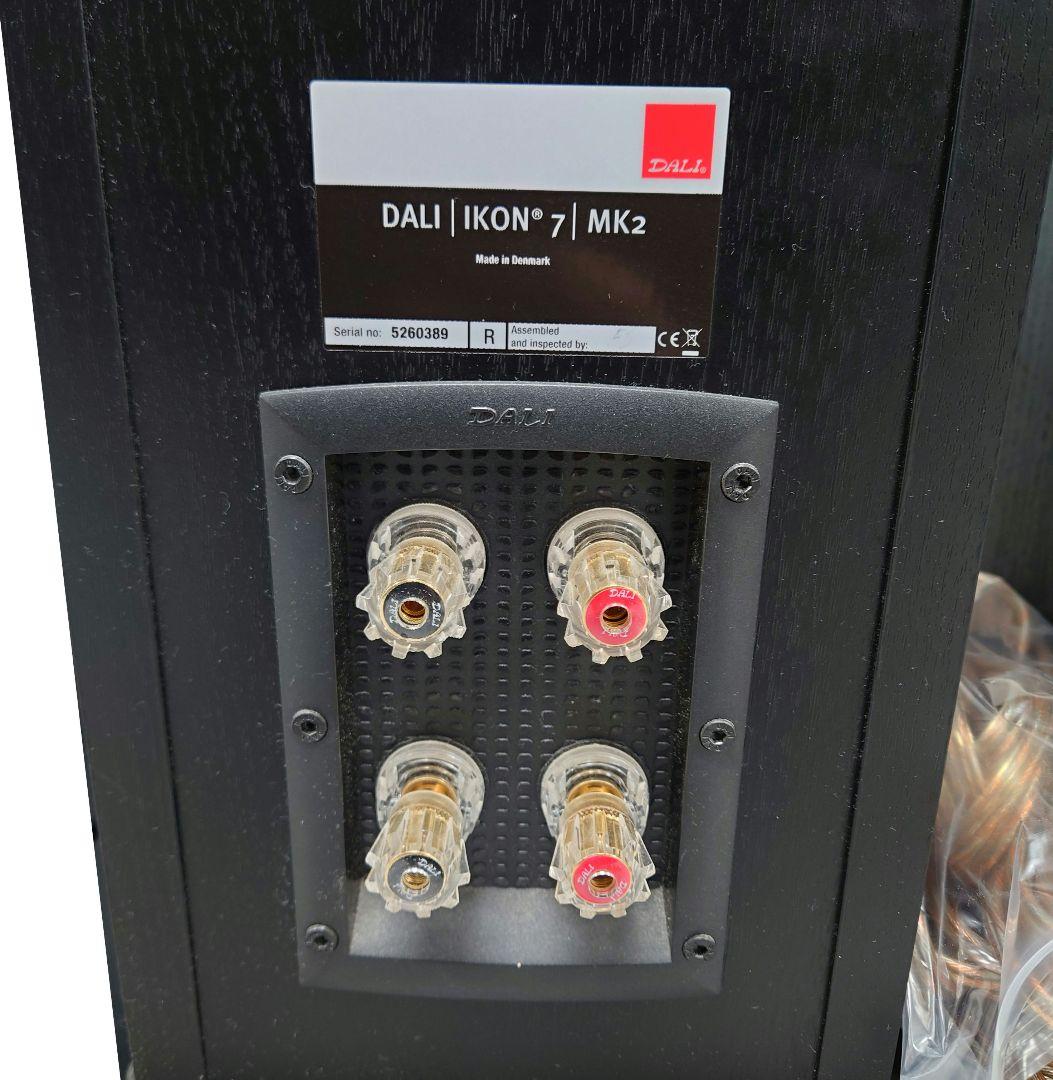 【取説・ケーブル付】DALI IKON7 MK2 BKトールボーイスピーカー