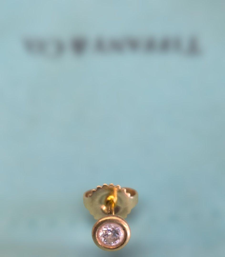 Tiffany バイザヤード ピアス K18YG 　片耳