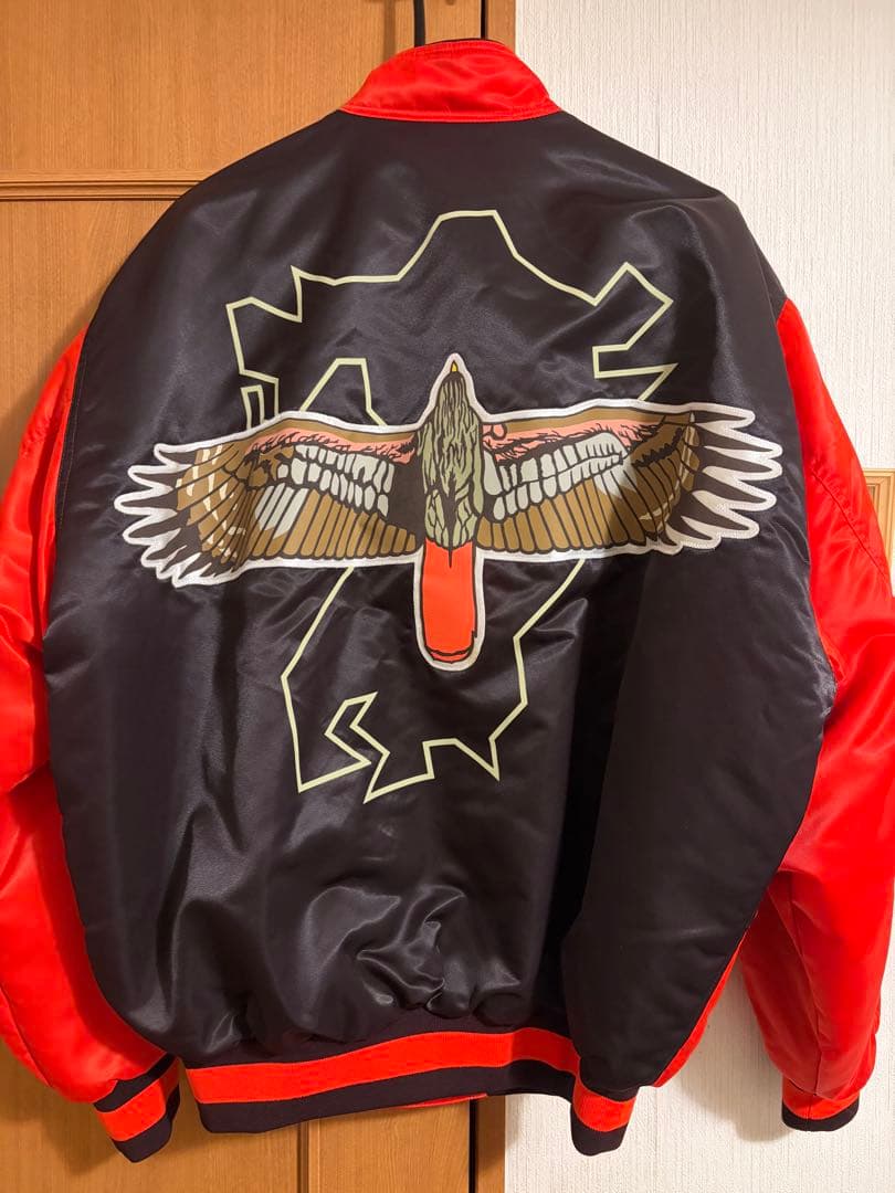 福岡ダイエーホークス　スタジアムジャンパー　赤