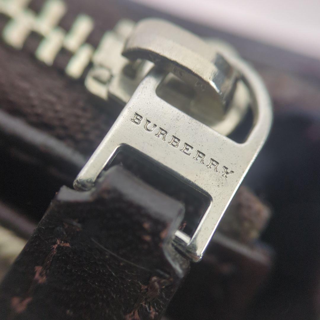 【美品】BURBERRY ノバチェック キャンバス レザー コンビ ショルダー