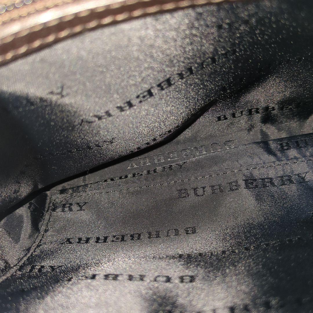 【美品】BURBERRY ノバチェック キャンバス レザー コンビ ショルダー
