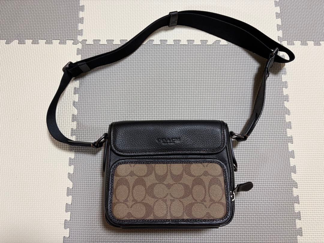 COACH ショルダーバッグ ブラック/ブラウン