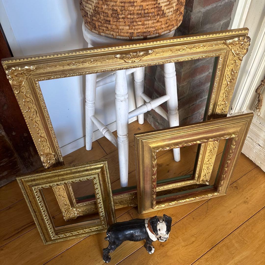 大きな額縁になります。フレーム　検　アンティーク