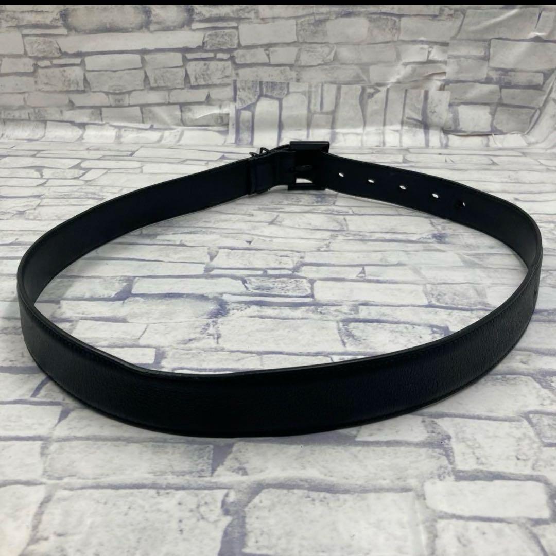 付属付き✨サンローランパリ ベルト カサンドラロゴ YSL レザー ブラック