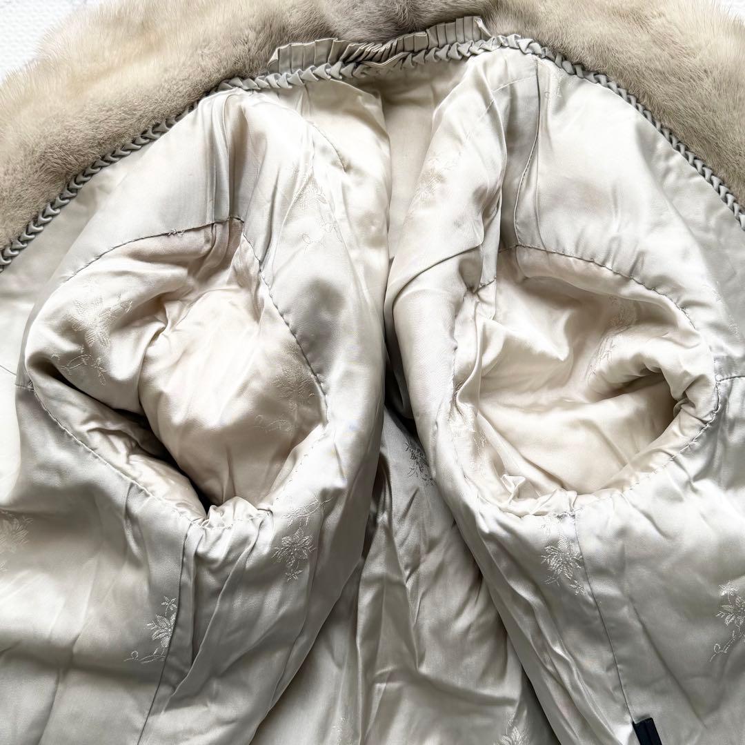 ✨高級✨サガミンク 毛皮コート サファイアミンク 銀サガ 2XL 柔らかさ◎