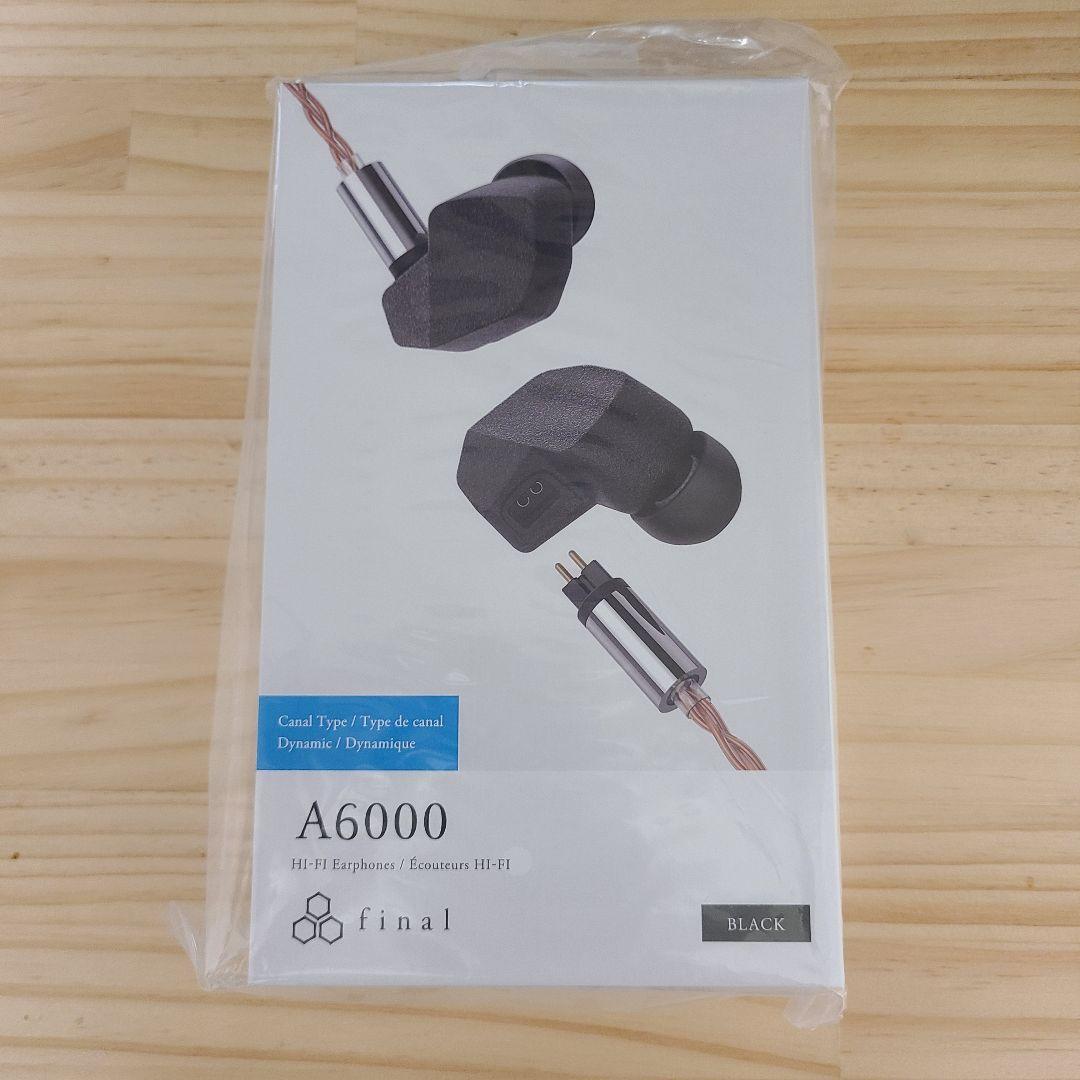 新品　未使用　final A6000 イヤホン　ファイナル