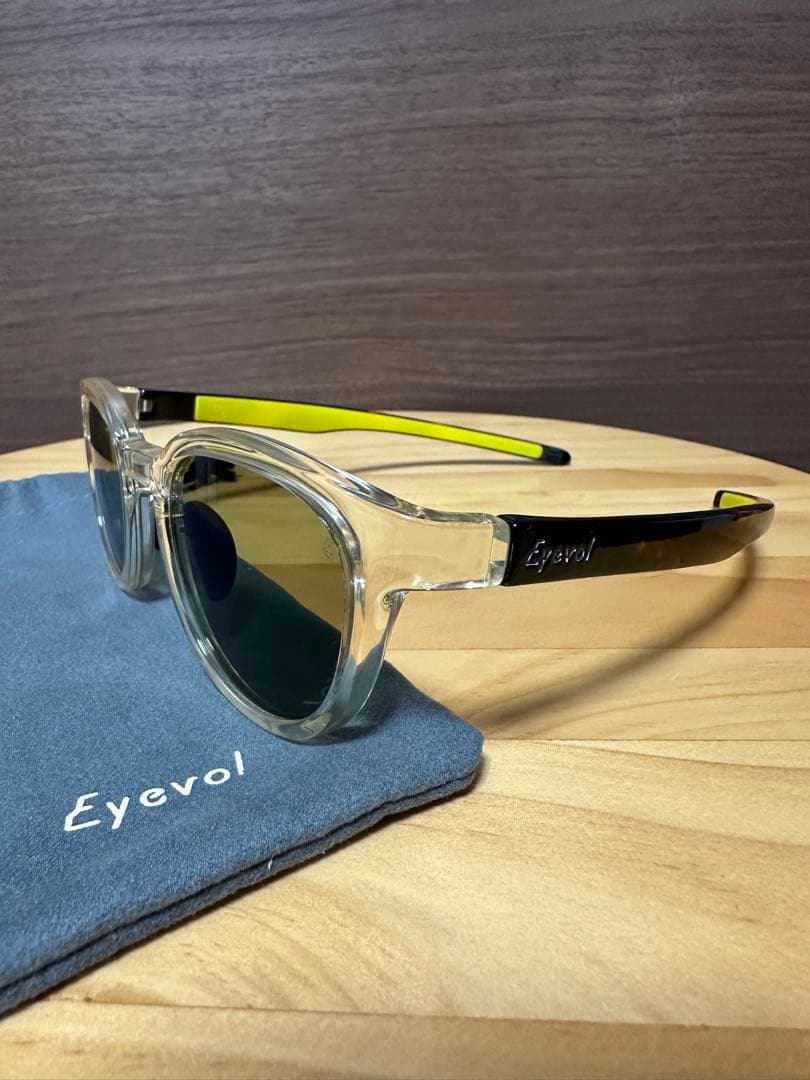 Eyevol LEIFER Ⅲ 偏光レンズ サングラス クリア ベッコウ