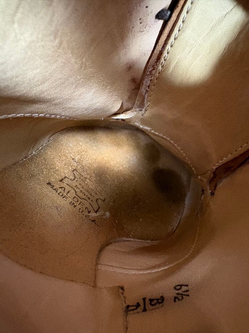 【ツリー付】ALDEN #54321 cordovan 6 1/2B/D