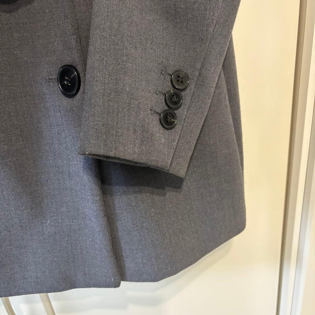 ZARA ダブルブレストブレザー　ダブルボタンテーラードジャケット　グレー