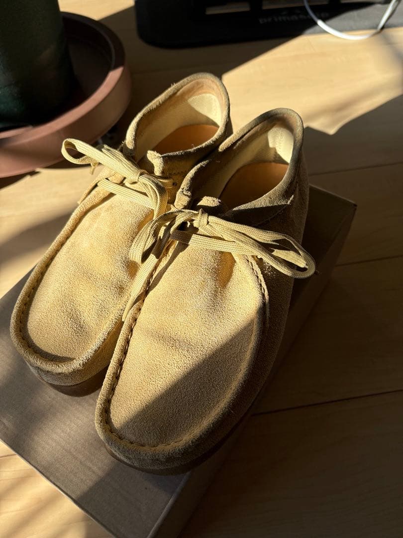 clarks wallabeeクラークスワラビーベージュ 24.5cm UK6