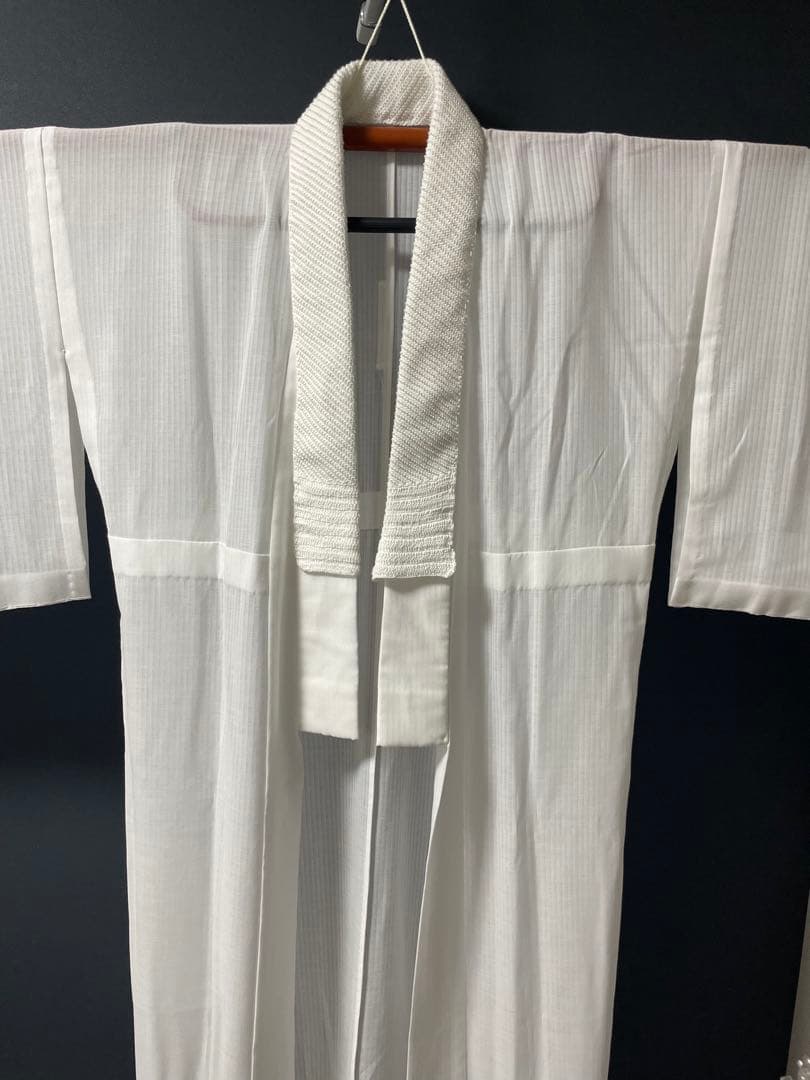 爽竹長襦袢　ビーズ半襟付き