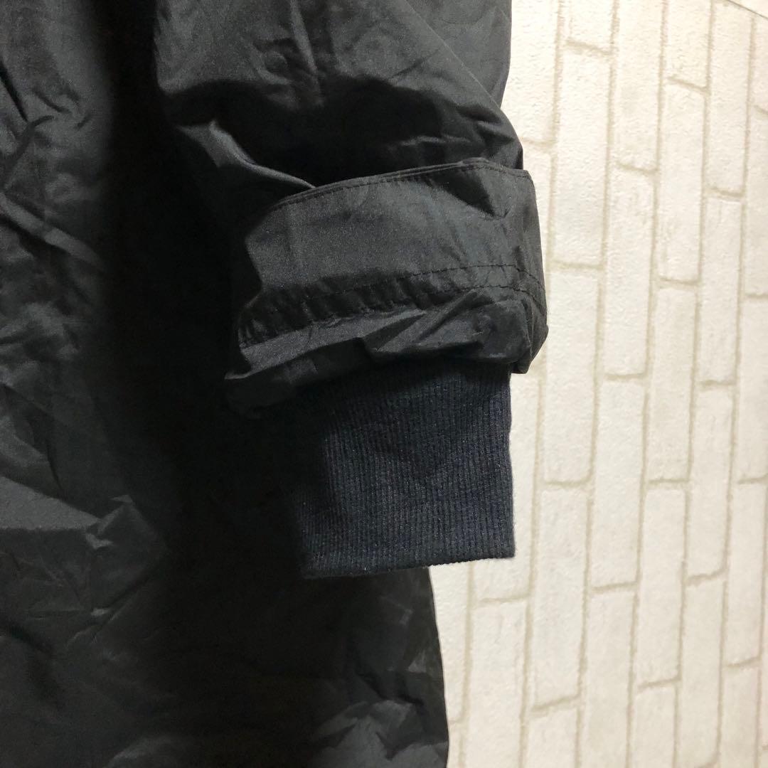 Kappa カッパ ベンチコート 刺繍 ラグビー 大学 ゆるだぼ XXXL 黒