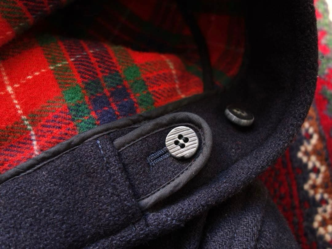 BARACUTA ダッフルコート 40 L相当 バラクータ ネイビー 美品