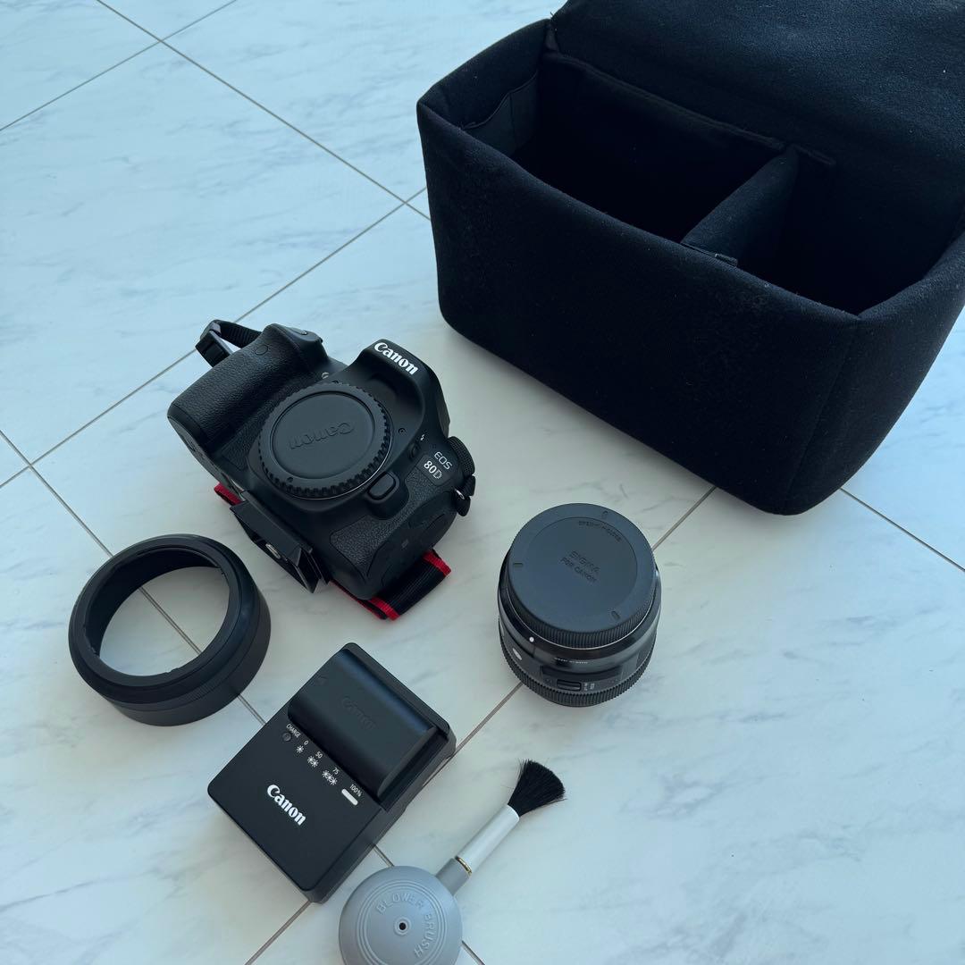 今だけ値下げ！【シグマレンズセット】Canon EOS80d