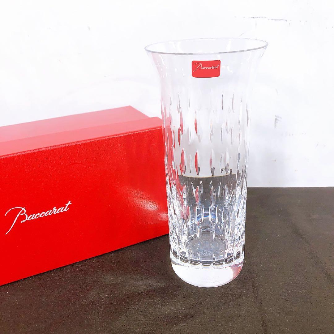Baccarat バカラ 花瓶 フラワーベース フローラ グレイン 箱つき