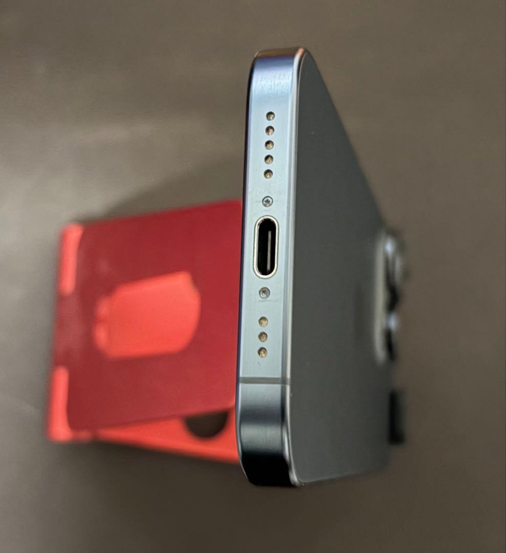 iPhone 15 pro ブルーチタニウム　128gb simフリー