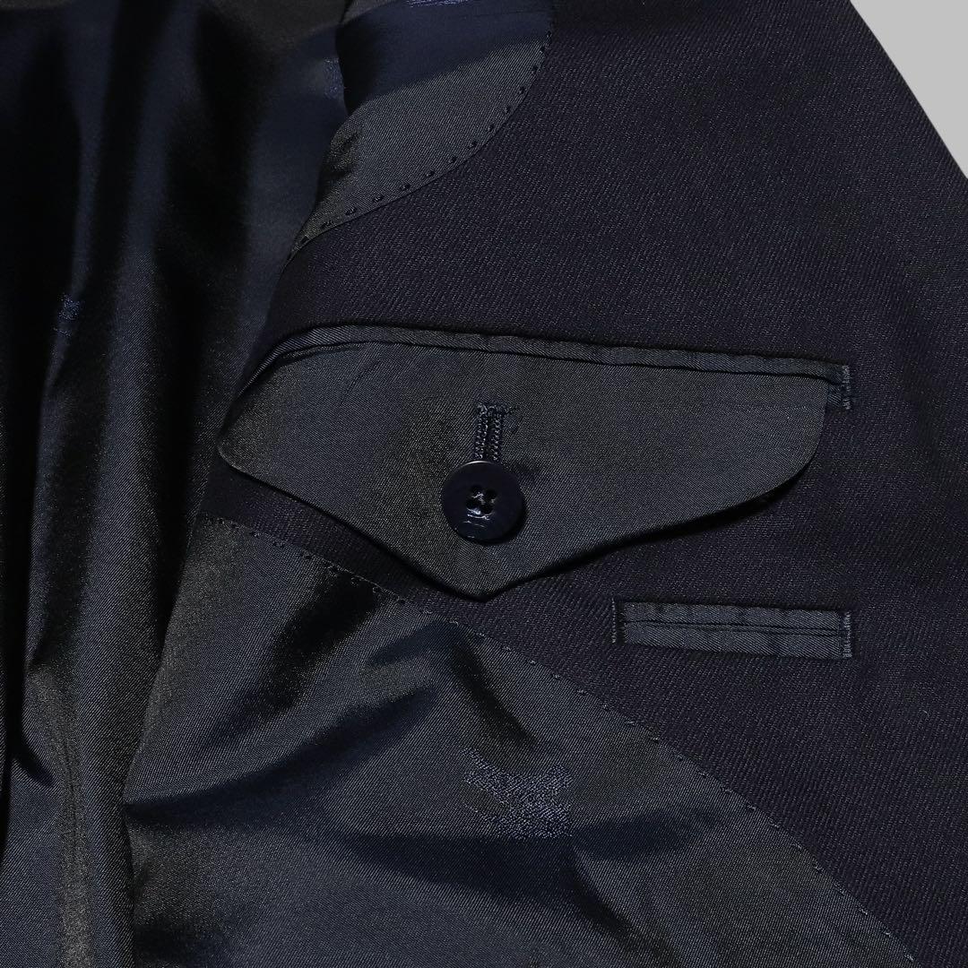 美品★BURBERRY★紺ブレ 金ボタン★ダブルブレザージャケット★ネイビー★M