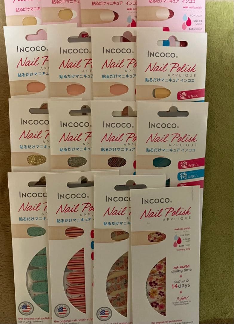 INCOCO インココ ネイルシール 16枚セット　まとめ売り