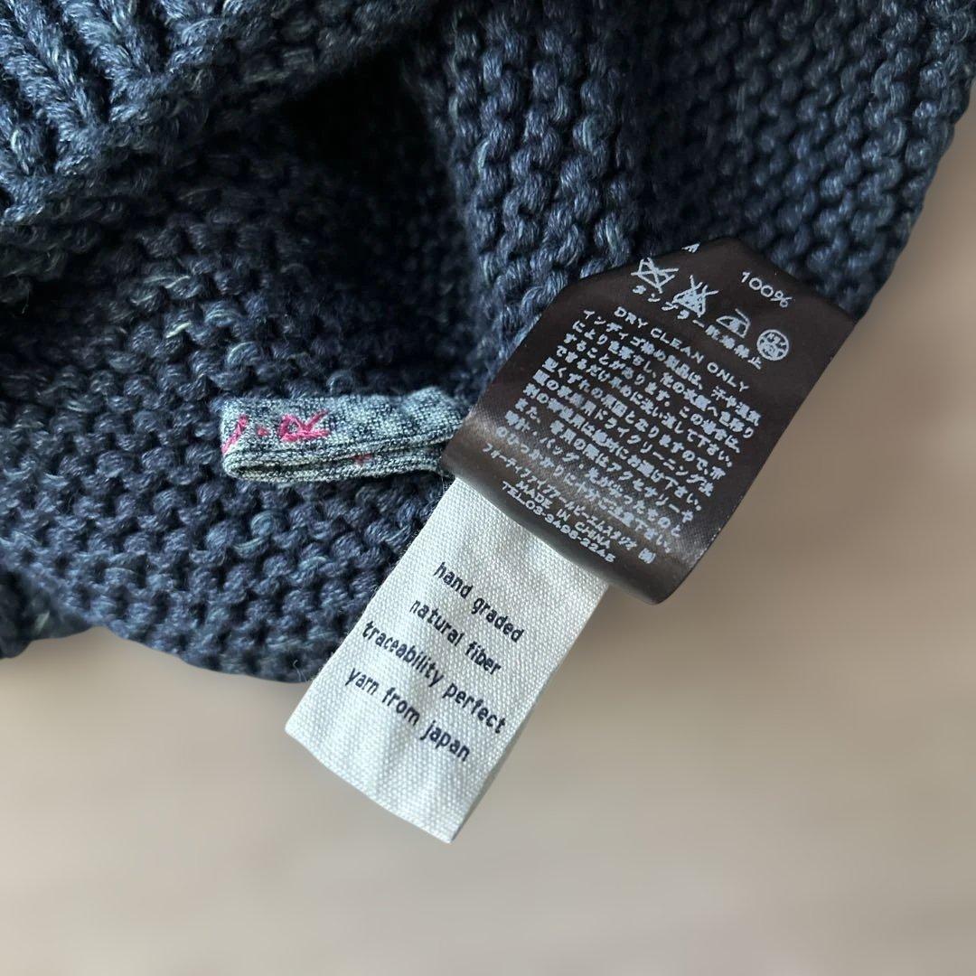 45RPM インディゴ　ニット帽　新品　タグ付き