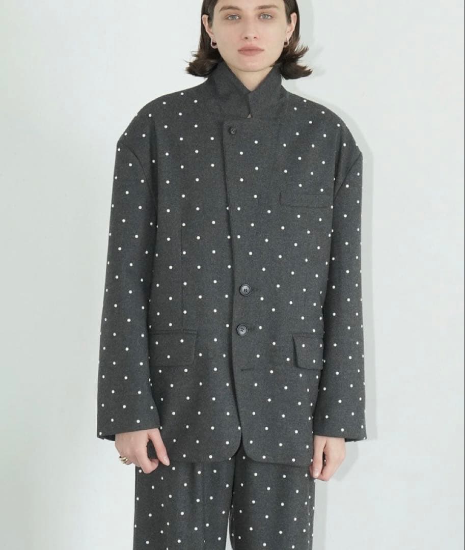 CLANE クラネPEARL DOT JACKET パールドットジャケット
