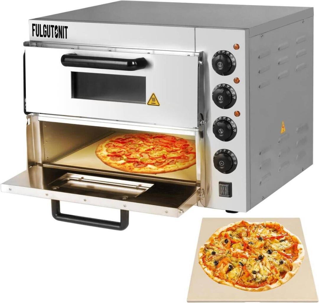 業務用 電気ピザオーブン 二層 50~300℃調整可能 卓上 アウトレット