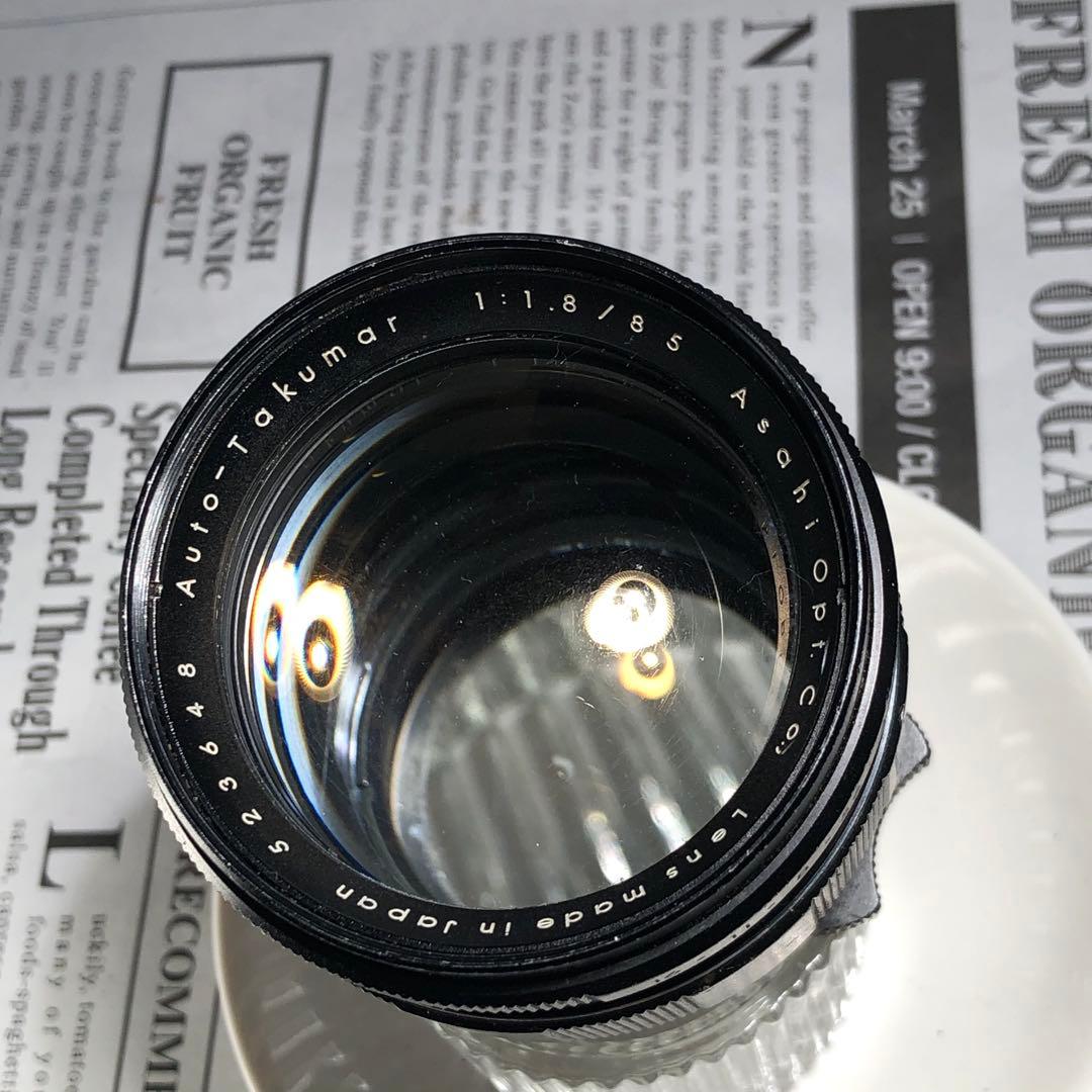 PENTAX auto TAKUMAR 85mm f1.8 m42マウント