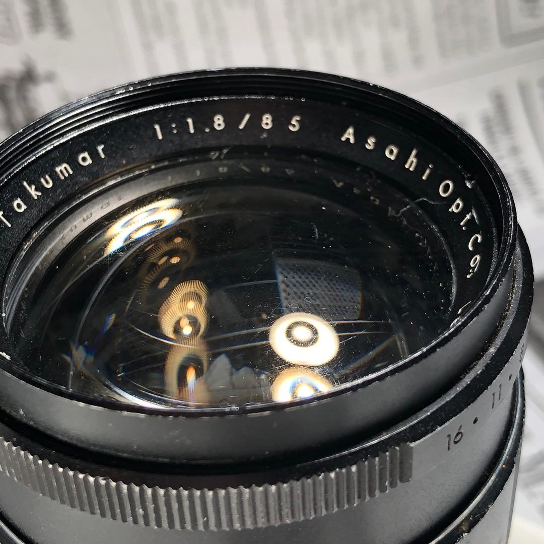 PENTAX auto TAKUMAR 85mm f1.8 m42マウント