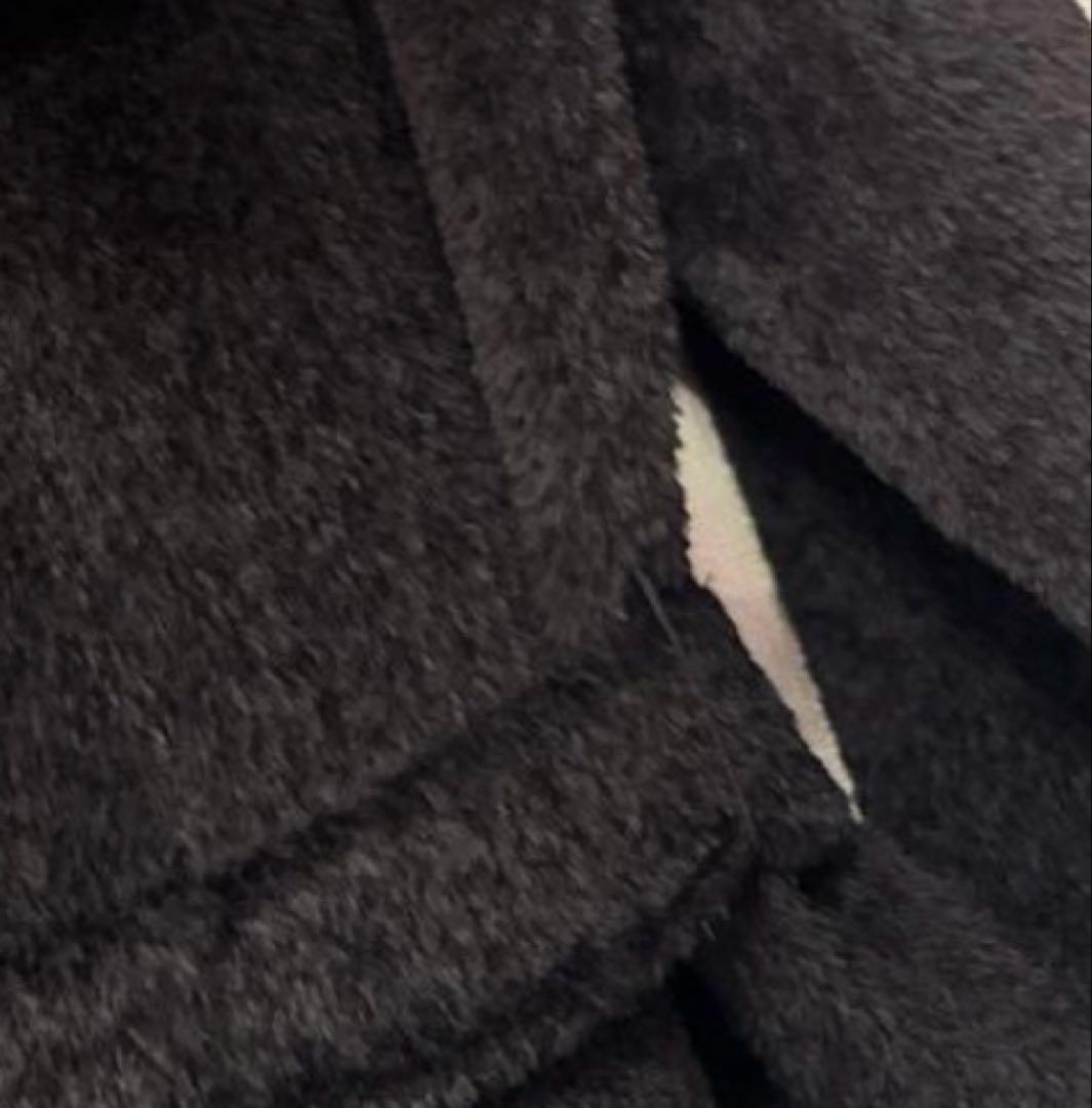 【美品】マックスマーラ フォックスファー付きフード アルパカコート　Sサイズ