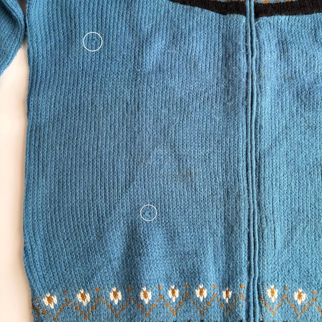 50's-60's REVEREノルディック柄 ニット ヴィンテージ L