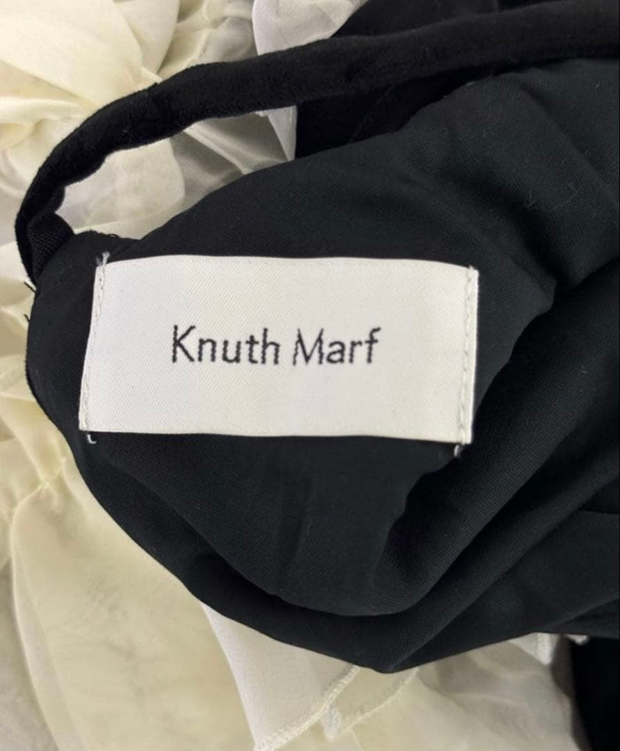 Knuth Marf クヌースマーフ 2way シフォンドッキングワンピース