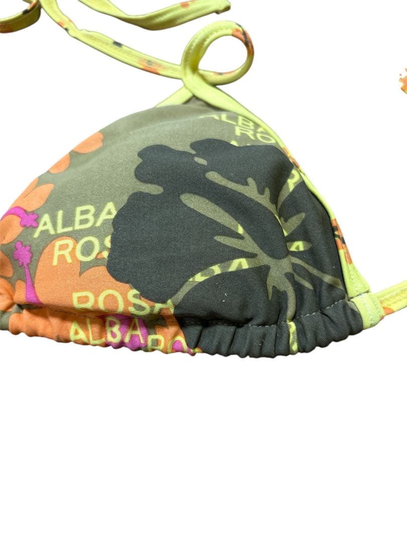 ALBA ROSA ロゴ 三角ビキニ 黄色 オレンジ y2k 平成ギャル 激レア