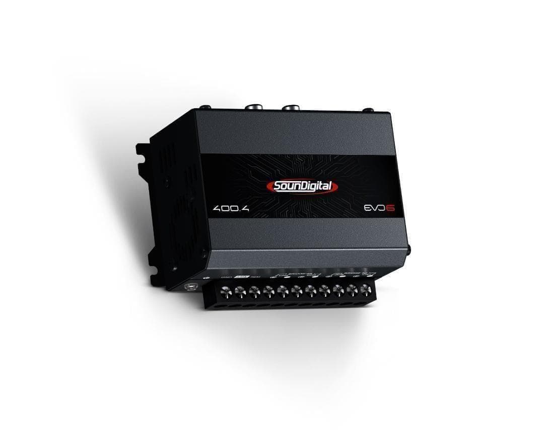 2台400.4 4Ω Evo6 SounDigital 4チャンネル アンプ