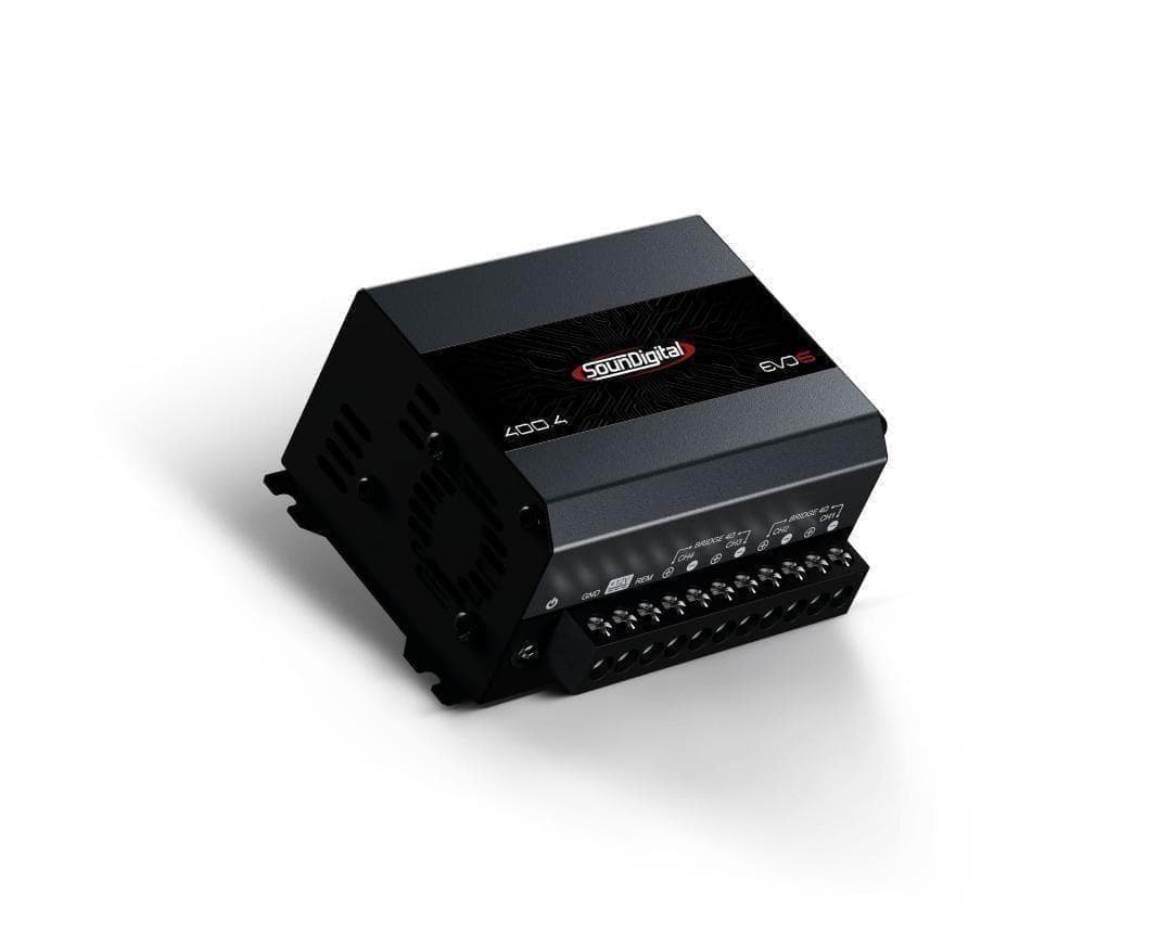 2台400.4 4Ω Evo6 SounDigital 4チャンネル アンプ