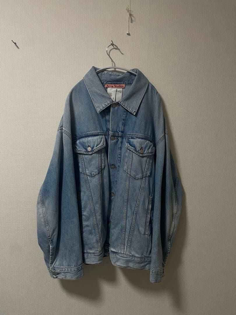 acne studios ダメージ加工　オーバーサイズデニムジャケット